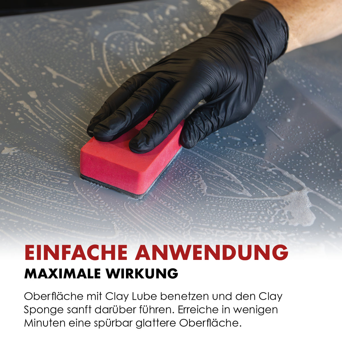 Knet- & Lack- Reinigungs-Schwamm Clay Pad