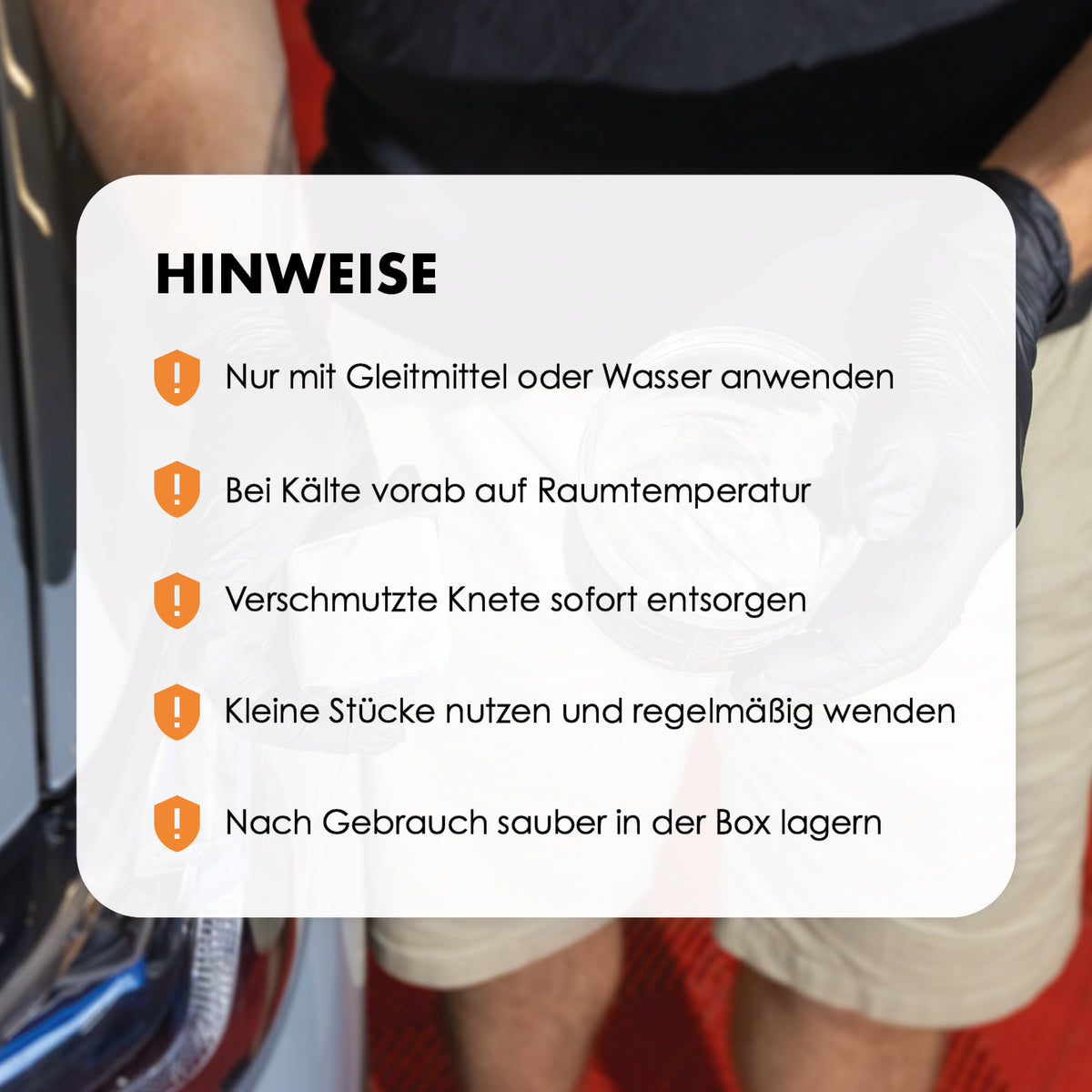 Auto Reinigungsknete