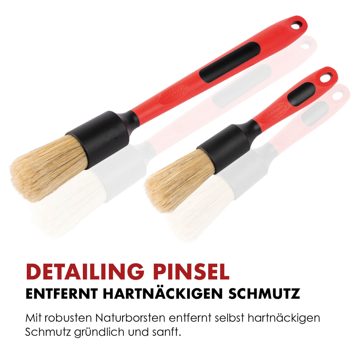 Naturborsten-Pinsel aus dem Detailing Pinsel Set