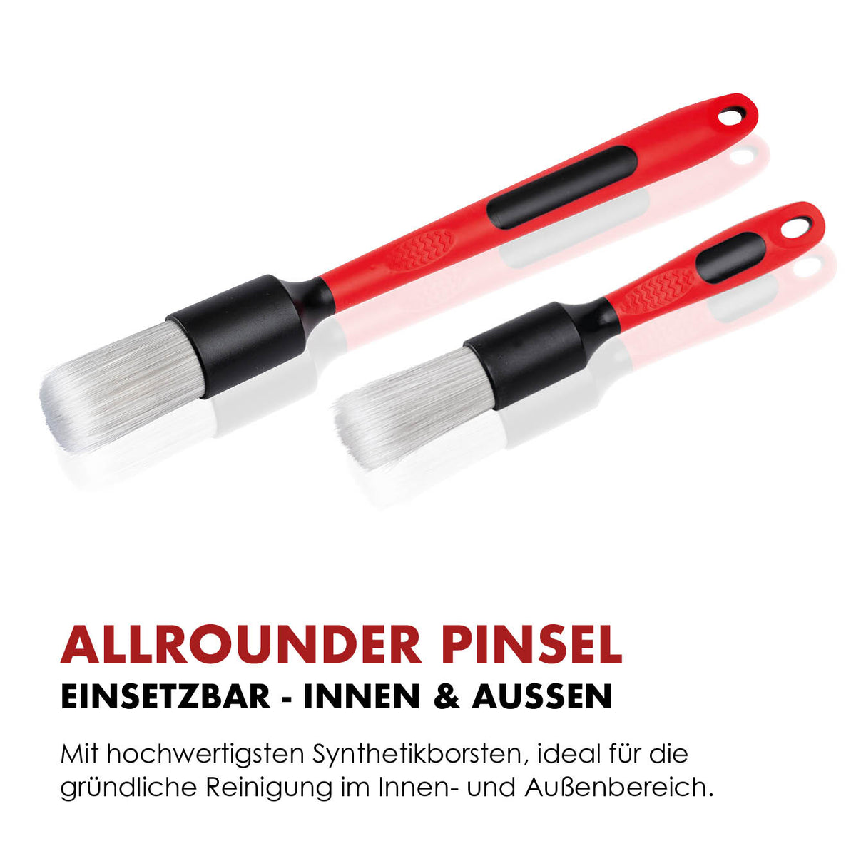 Grauer Allround-Pinsel aus dem Detailing Pinsel Set